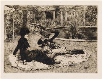JAMES JACQUES TISSOT Sur lHerbe.